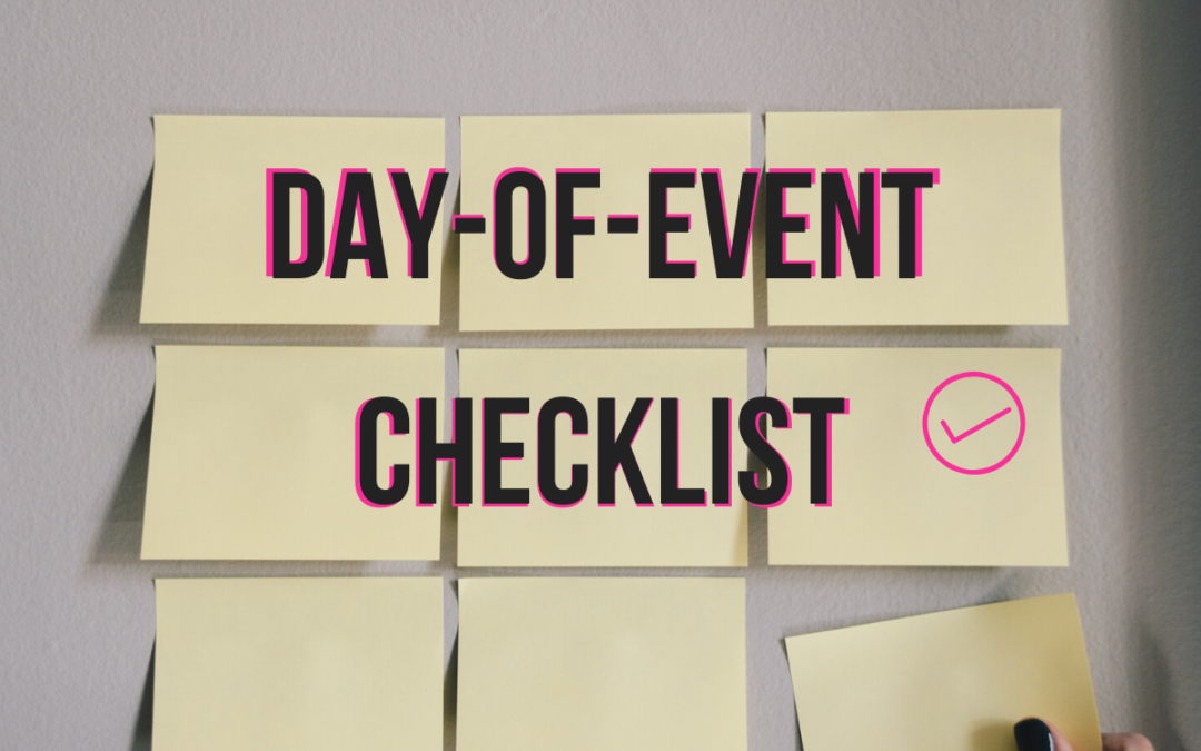 Day-of-Event Checklist