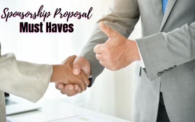 Sponsorship Proposal Must Haves