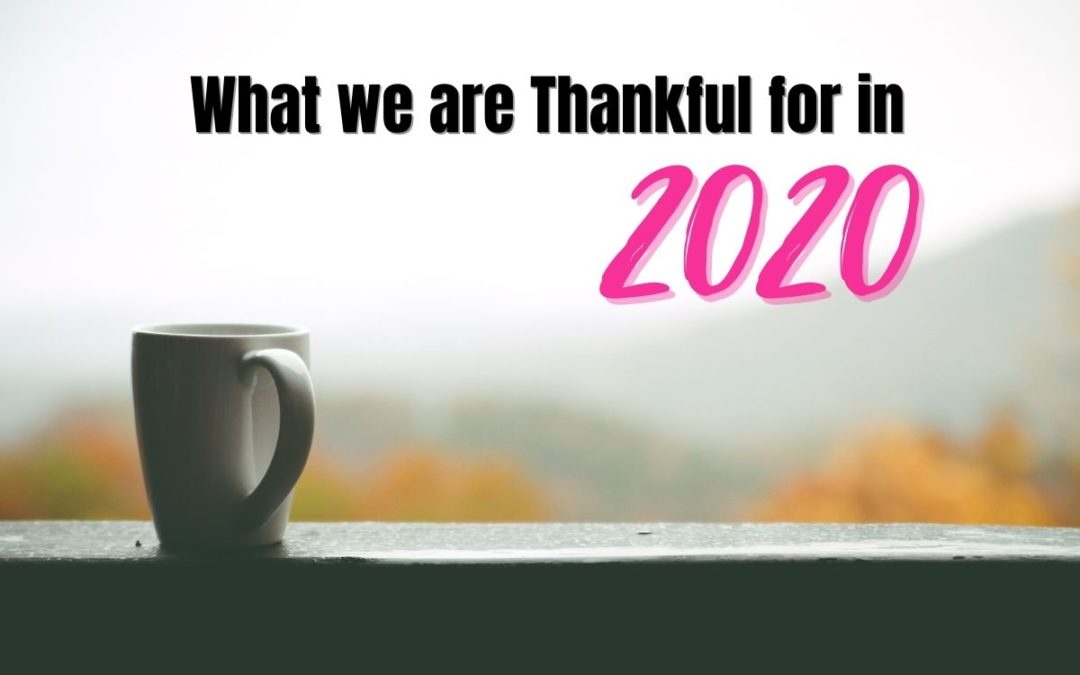 What we are Thankful for in 2020